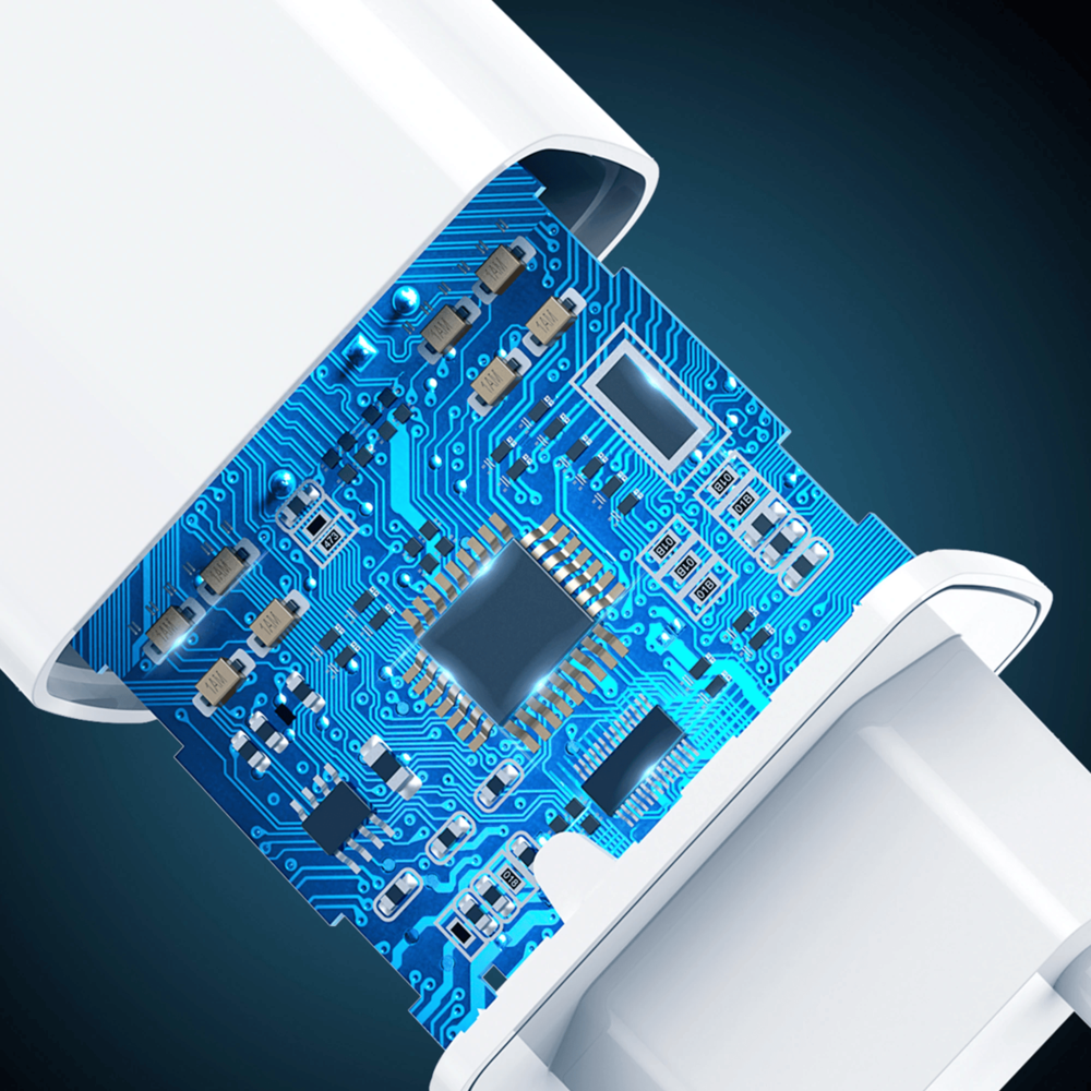 img Cargador Havit PD20W + QC 3.0 USB-A 5/9/12V USB-C 5/9/12V color Blanco HV-UC111-US-W