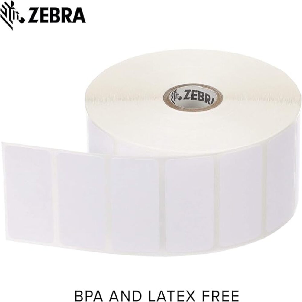 Rollo de Etiqueta de Papel Zebra Z-Perform 2000D de 2"x1" Rollo de 2340 Etiquetas ZPERF2X1D