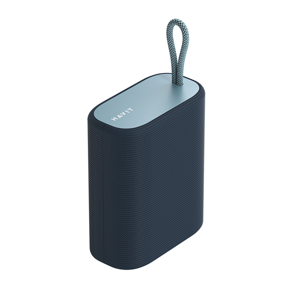 img Parlante Bluetooth Havit Portátil 5W, Bluetooth 5.3, Batería hasta 6 horas, USB-C, AUX, Color Azul