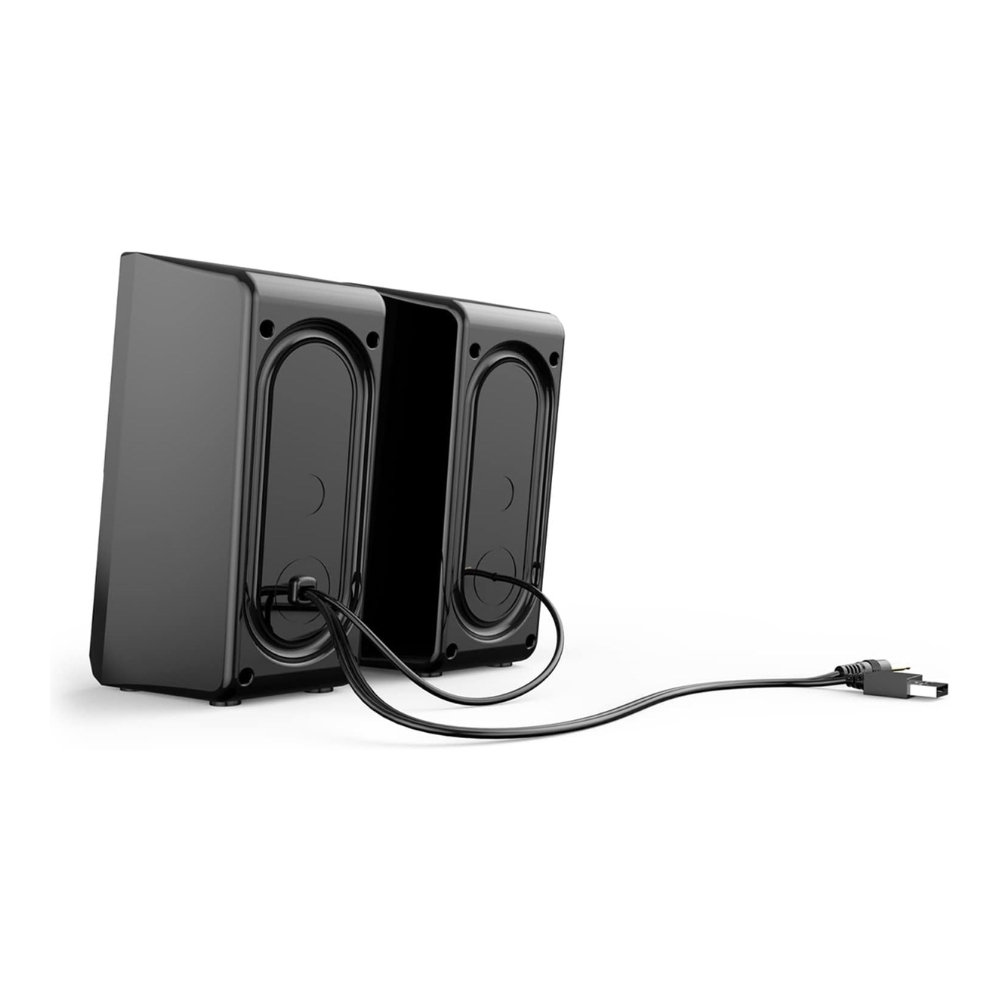 img Parlante Havit de PC gaming RGB Puerto USB Doble Altavoz de 5 Watts Sonido Estereo Surround SK202