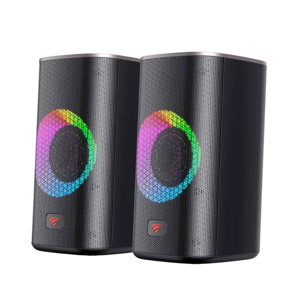 Parlante Havit Gamer RGB USB 2.0 BT 5.0 Alcance 10 Metros Conexion USB y 3.5mm SK212-BO