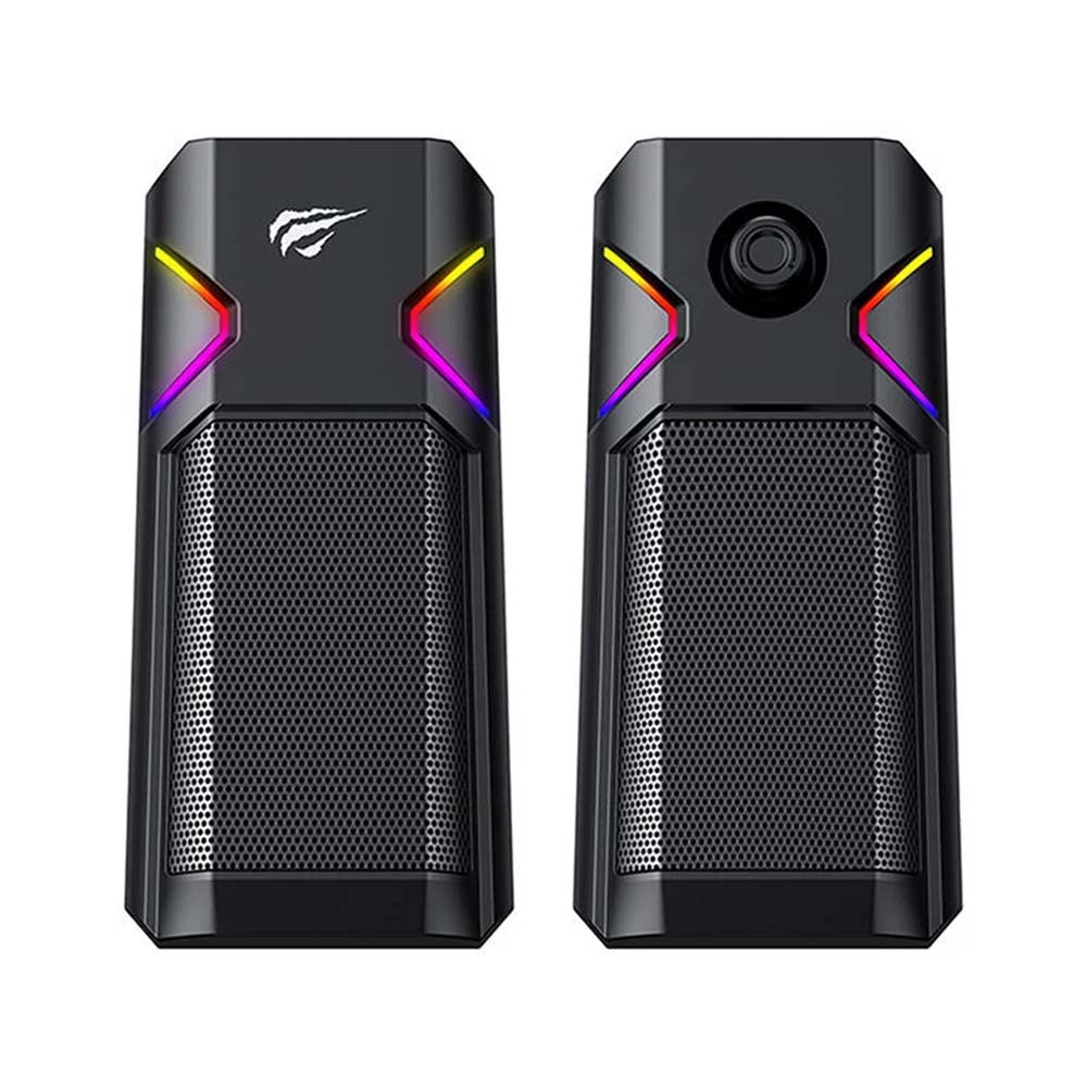 Parlante Havit RGB Puerto USB color negro SK205