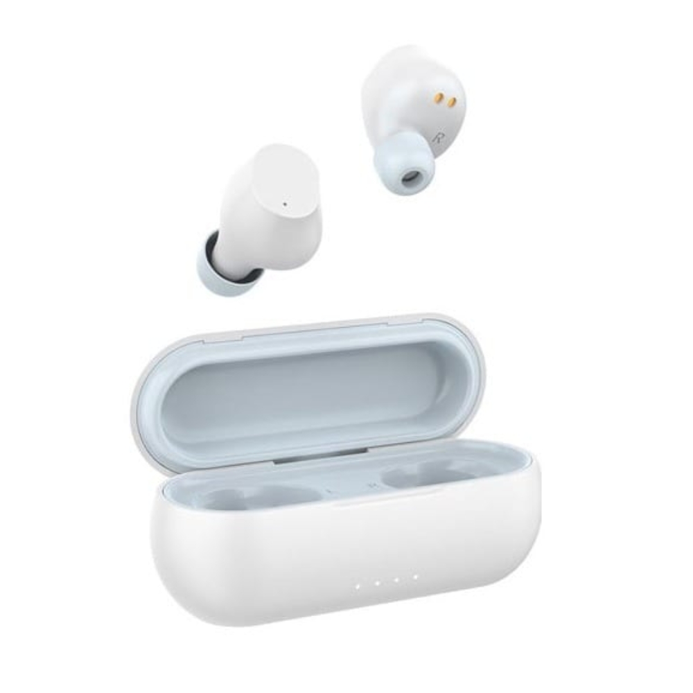 Auriculares Havit Inalambricos IP5X Contra Salpicaduras de Agua Bluetooth 5.0 Carga Puerto USB-C color Blanco I98