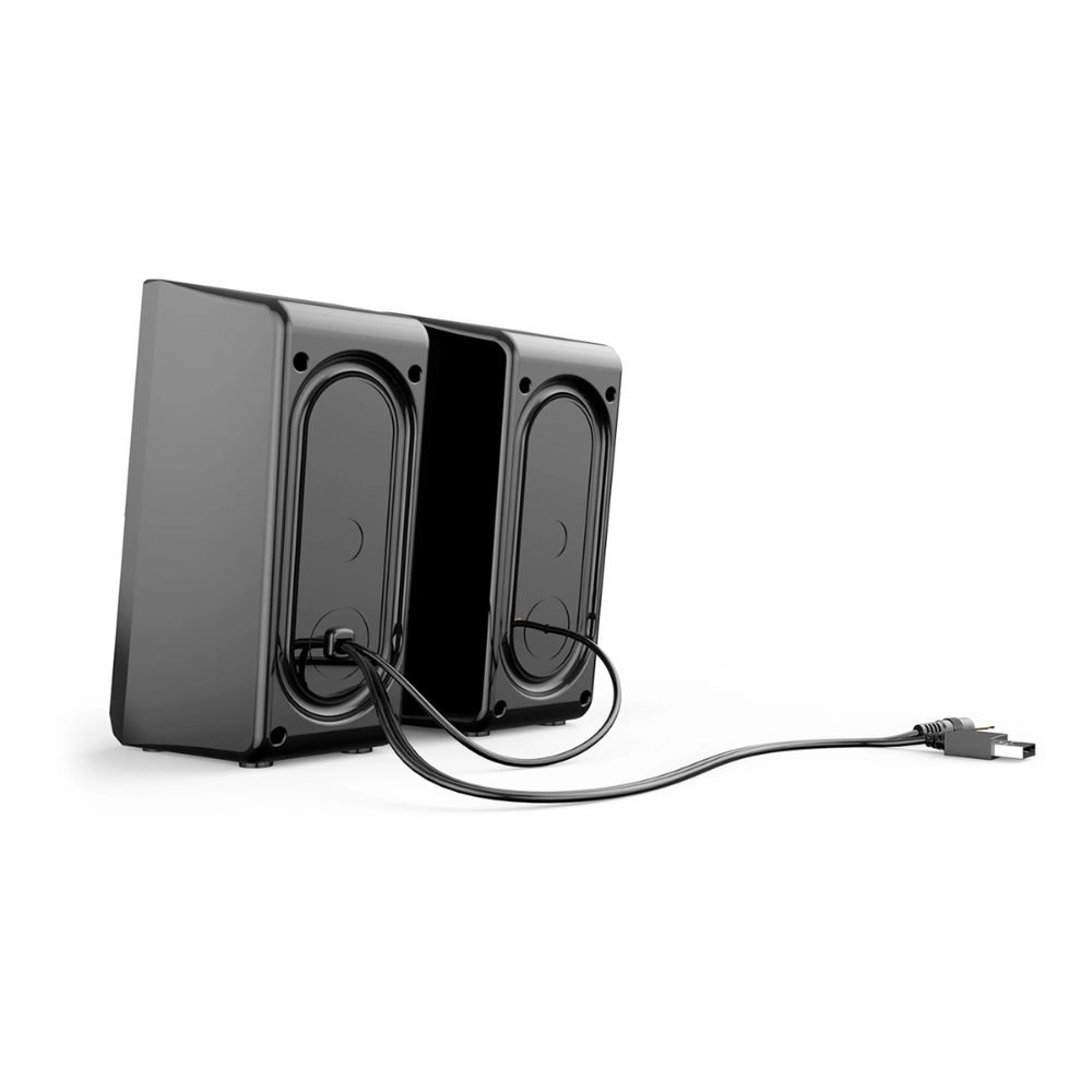 img Parlante Havit RGB USB 2.0 Altavoz Estereo Potencia 5Wx2 Conexion USB y 3.5mm color negro SK208