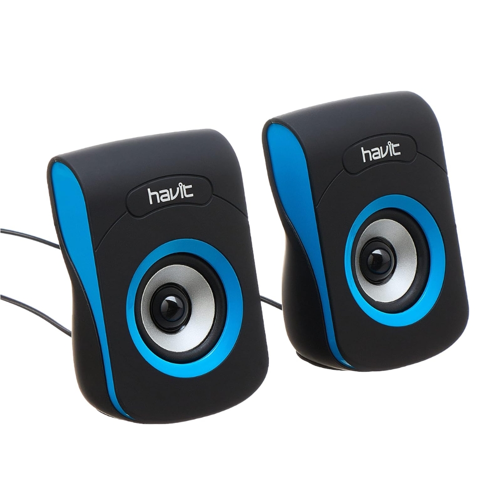 Parlante Havit USB Potencia 3Watts Frecuencia 80Hz a 15KHz Conexion USB color Azul HV-SK599-BLUE