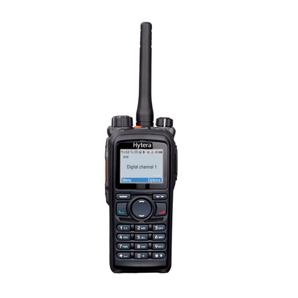 Radio Portable VHF Digital Analogico 136 a 174 MHz Pantalla a Color 1024 Canales Potencia 5W Bateria 2000mAh IP67 PD786G-V1