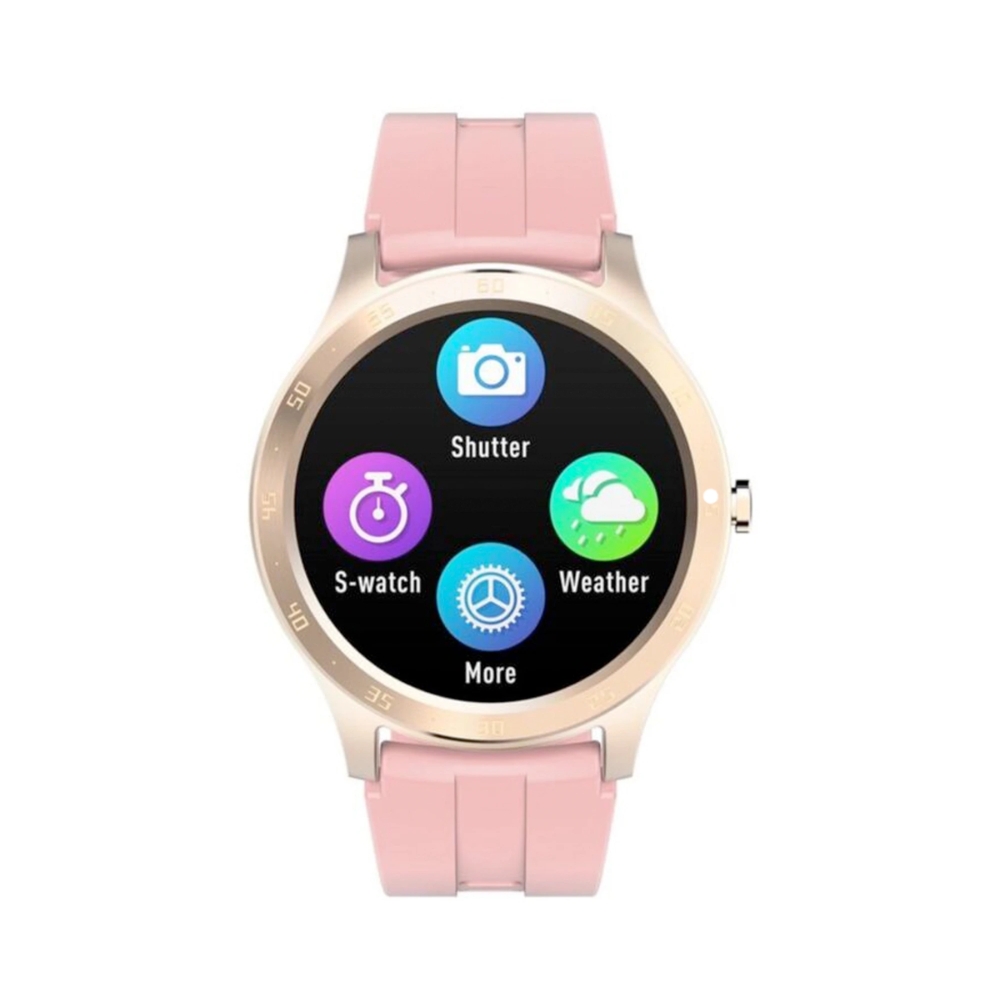Reloj Havit Smartwatch Pantalla Touch 1" BT 4.0 A prueba de Agua IP67 Notificacion de Apps Control de Multiples Deportes con Medidor de Ritmos color Rosado M9011-PINK