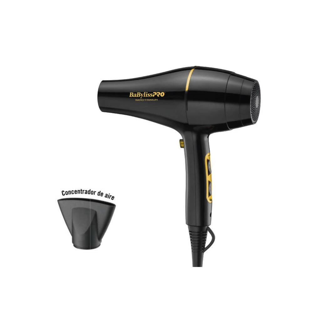 img Secador BaByLissPro Gold Black