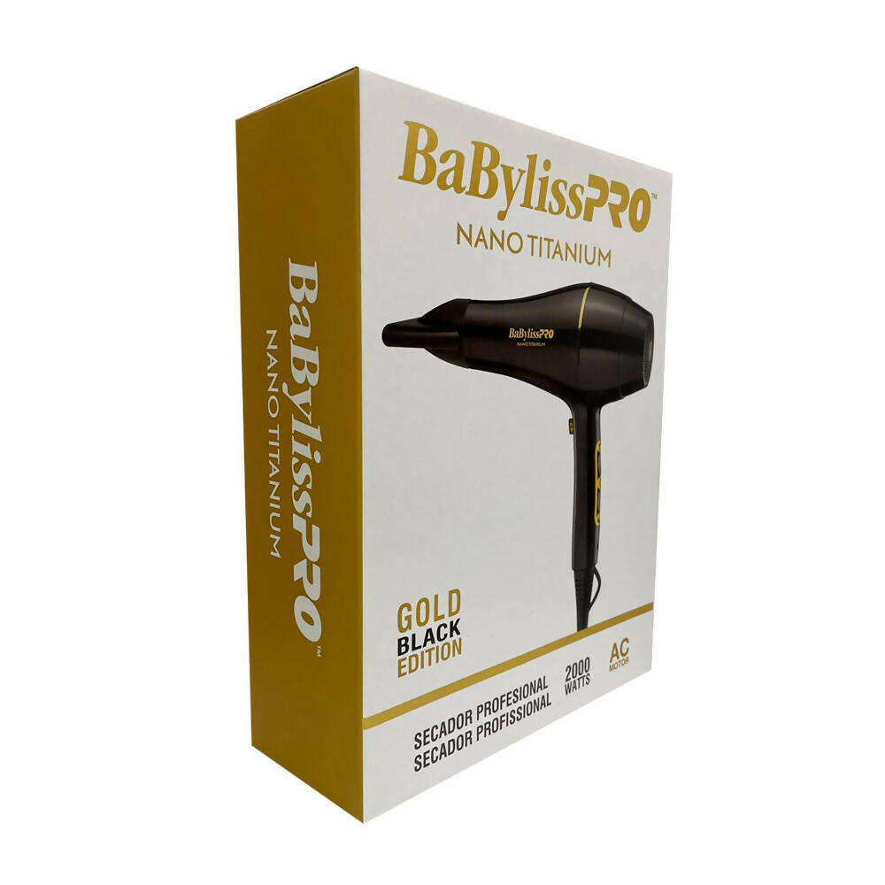 img Secador BaByLissPro Gold Black