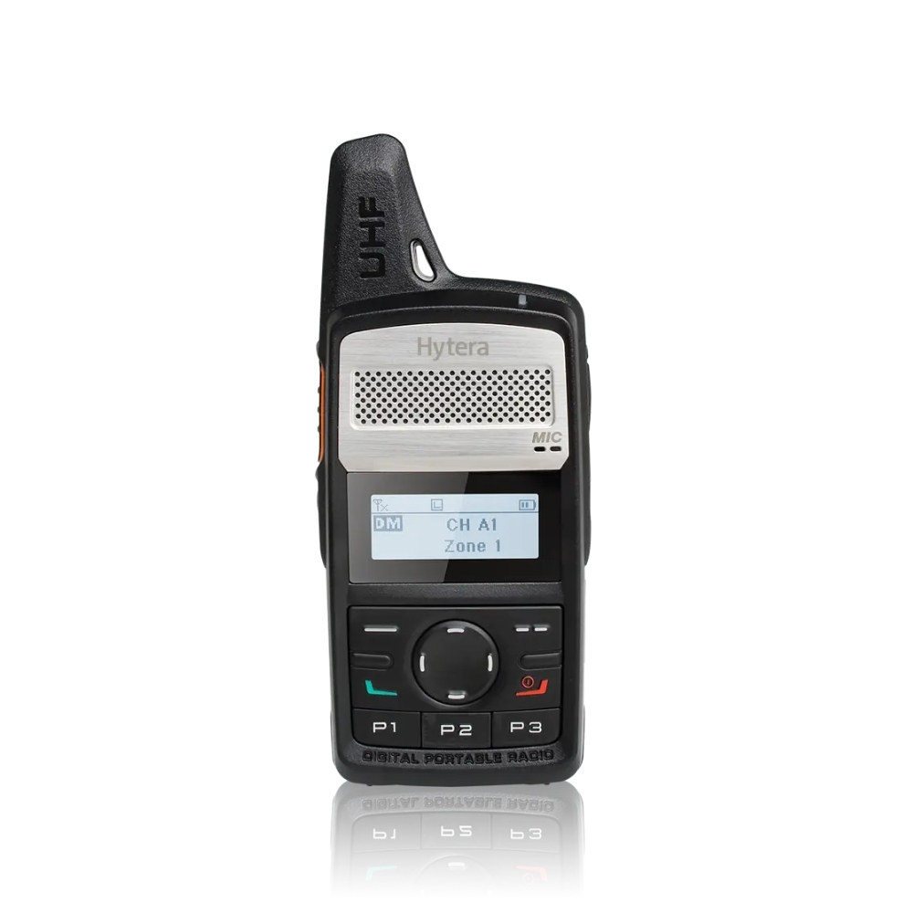 Radio Portable Hytera UHF Digital Analogico 430 a 470 MHz 256 Canales Potencia 3W Bateria 2000mAh IP54 PD366Uc