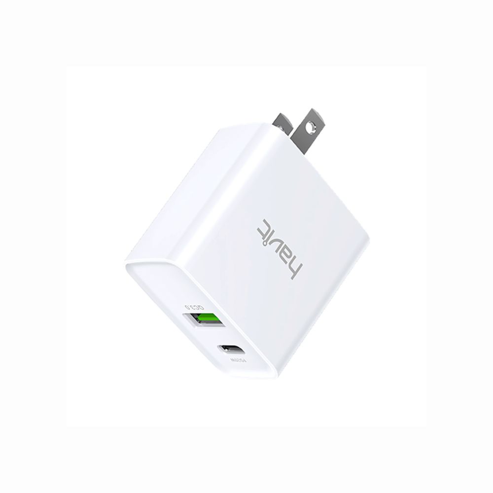 Cargador Havit Blanco PD20W+QC3.0