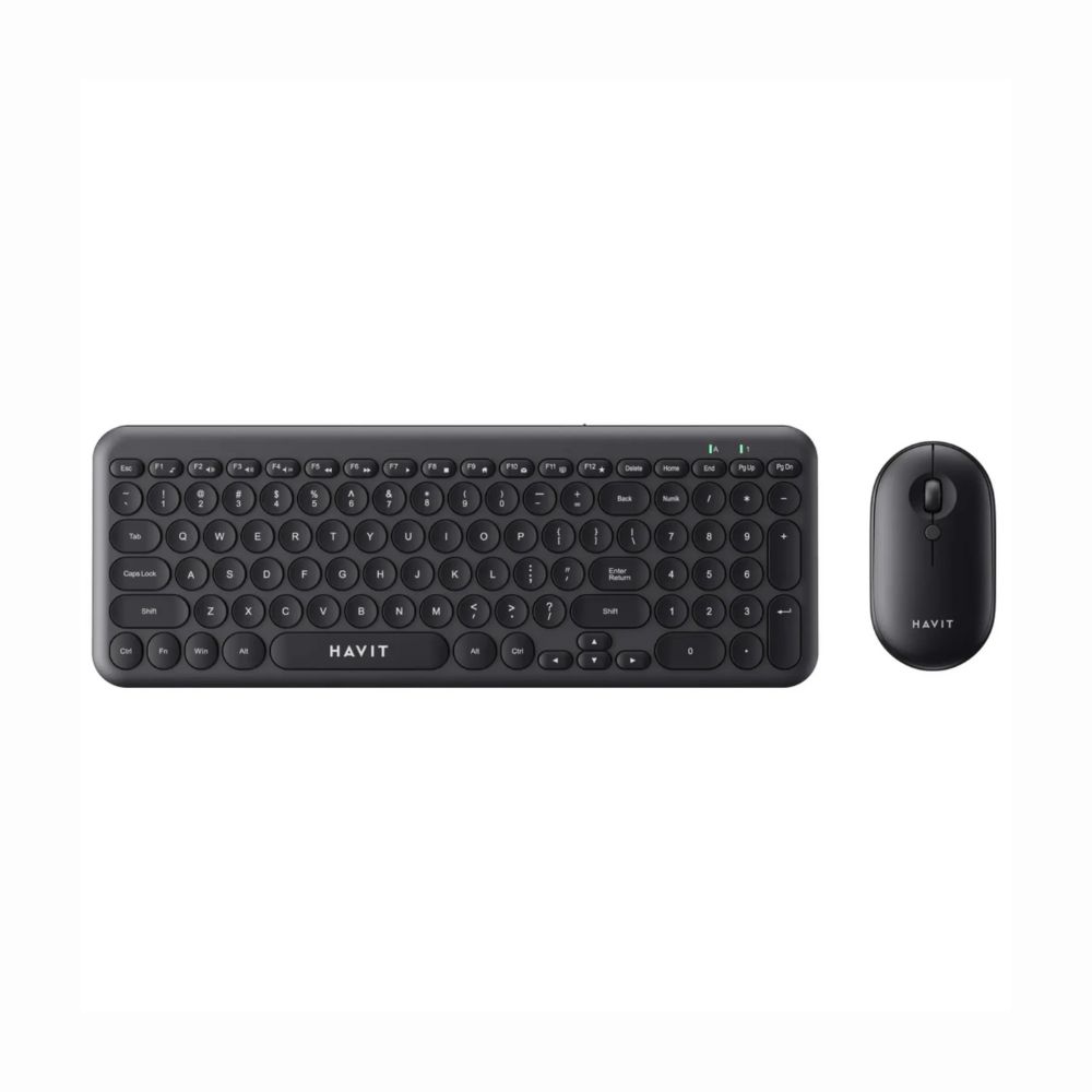  Combo Teclado + Mouse Havit Inalámbrico en Color Gris