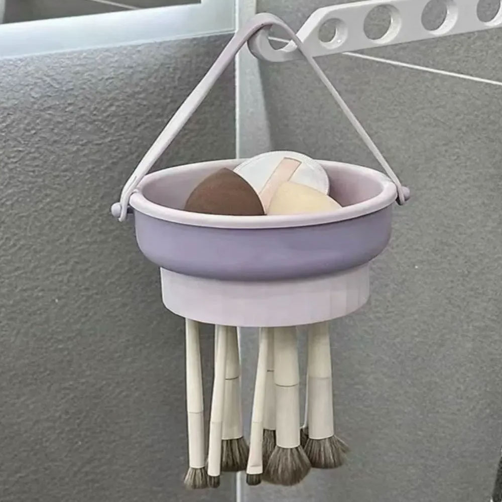 img Cubo de Limpieza de Brochas Multifuncional Morado