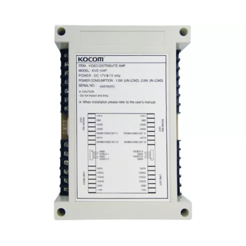 Divisor Kocom para 8 multiapartamentos Compatible con KLP-C420R KVS-A8P