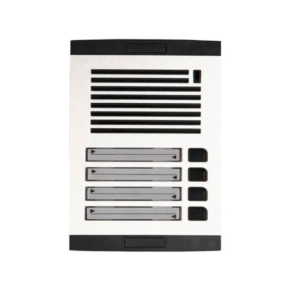 Frente de Calle Kocom para 4 Apartamentos Metodo Manos Libres Compatible con KIP-304 KAL-S304