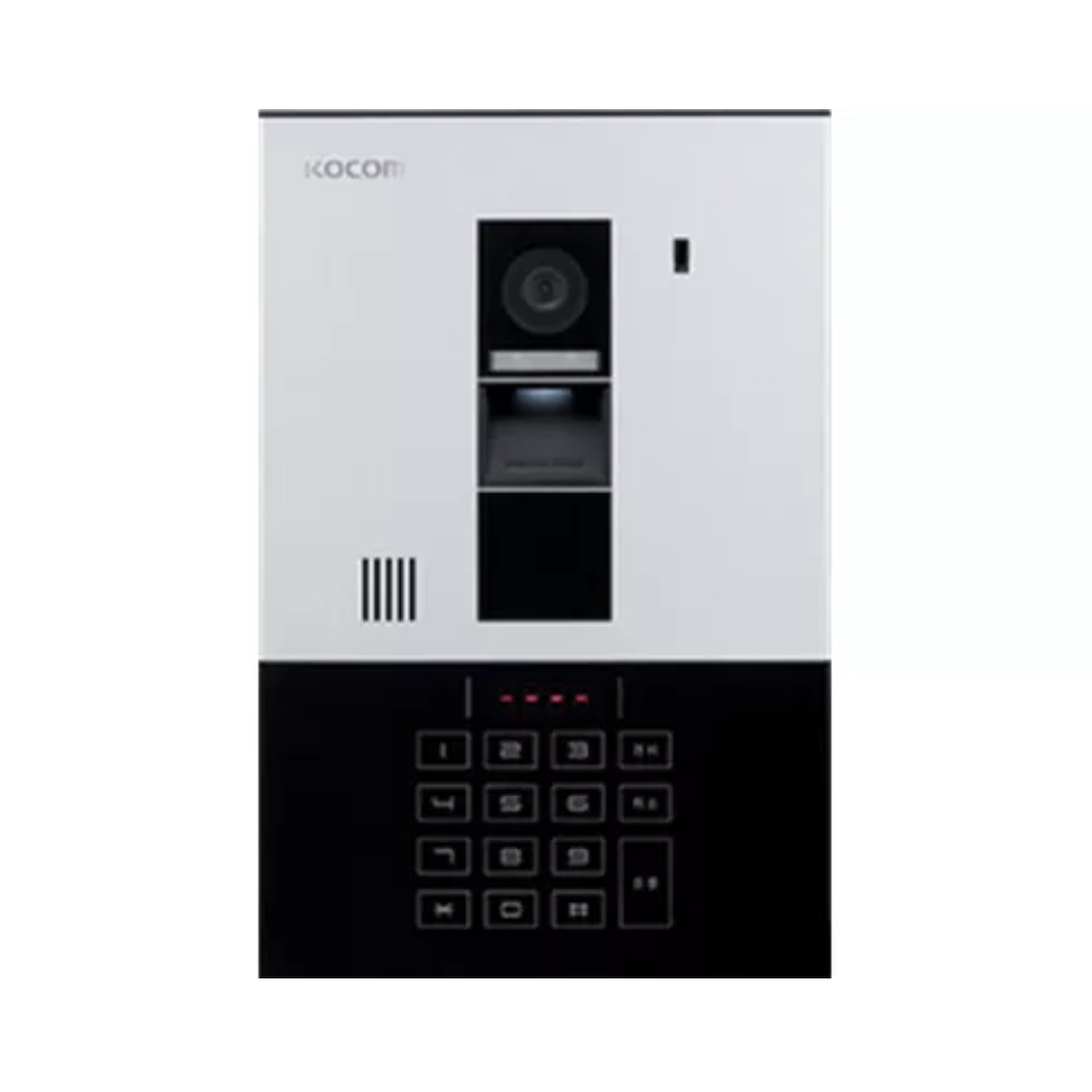 Frente de Calle Kocom para Multiapartamento solo Audio Conexion hasta 450 Viviendas Monitoreo y Apertura de Puerta KLP-D410
