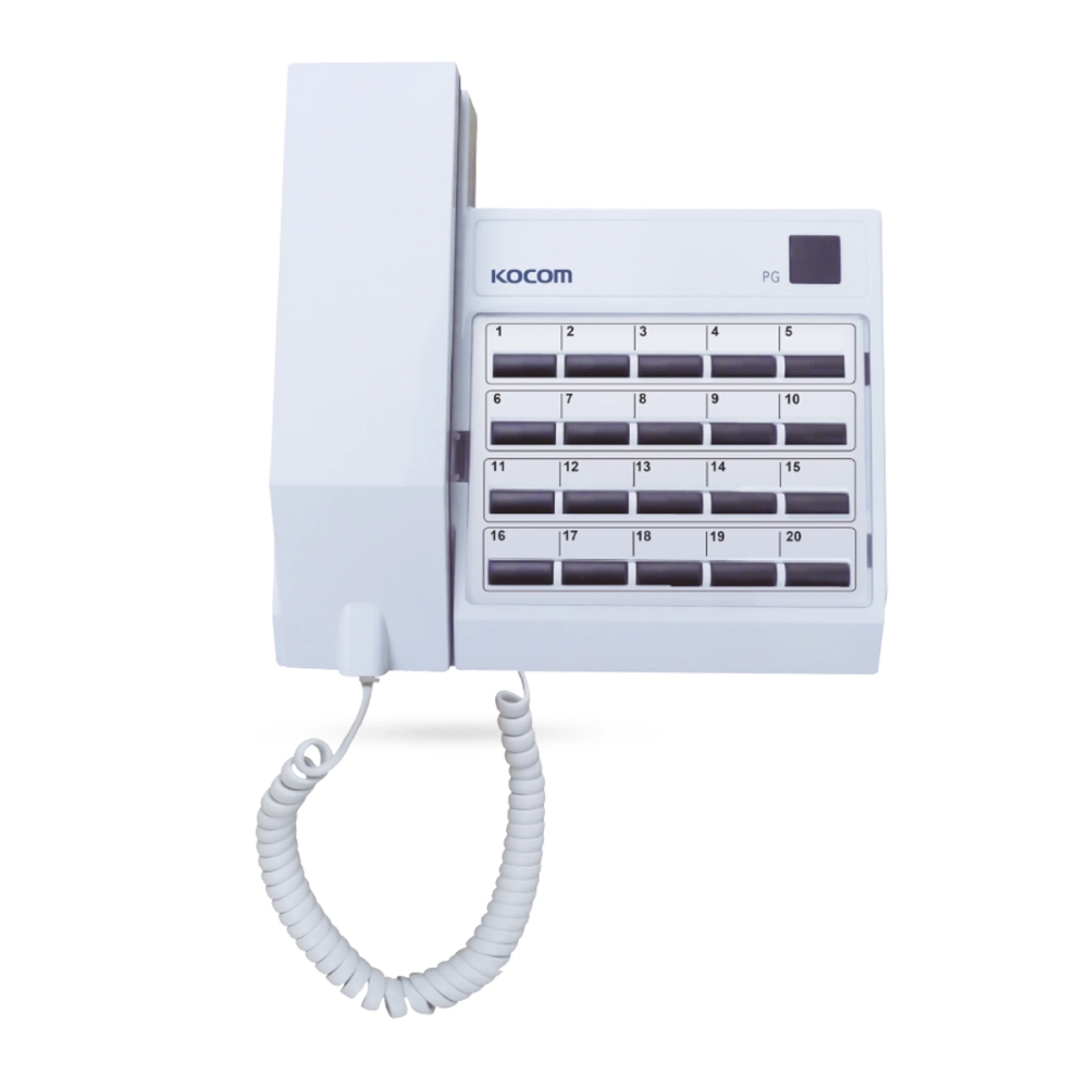 Intercomunicador para Apartamento hasta 20 Intercomunicadores con Indicador LED por Linea KIP-620ML