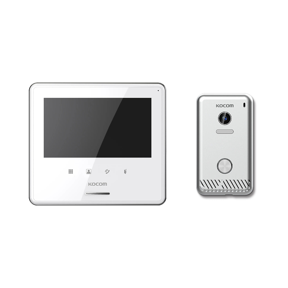 Video Portero Kocom IP + Frente de Calle KCV-S701IP2W+KC-S81MIP