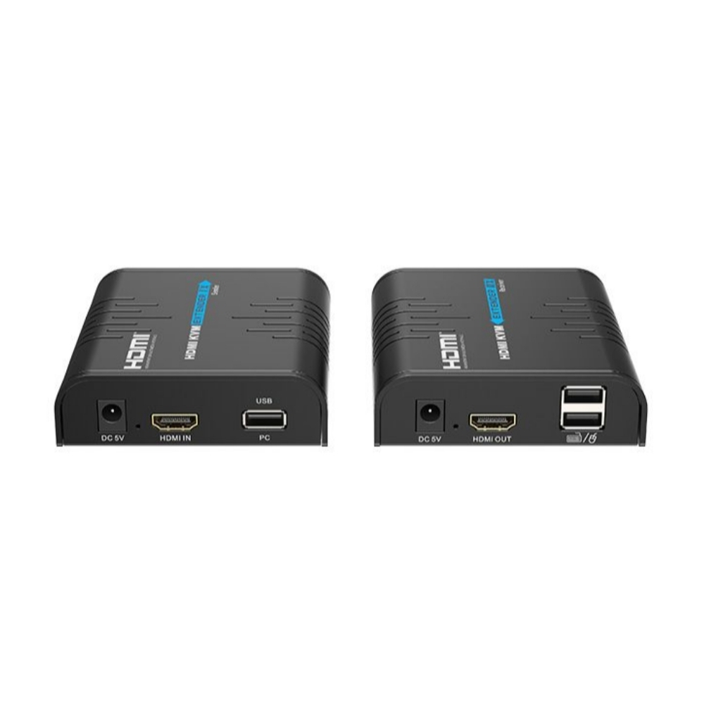 img Extensor Lenkeng HDMI KVM Resolucion Maxima 1080P Alcance hasta 120metros con Cable UTP Cat 5 5E 6 Soporta LAN 802.3 Ethernet 10/100/1000Mbps LKV373KVM