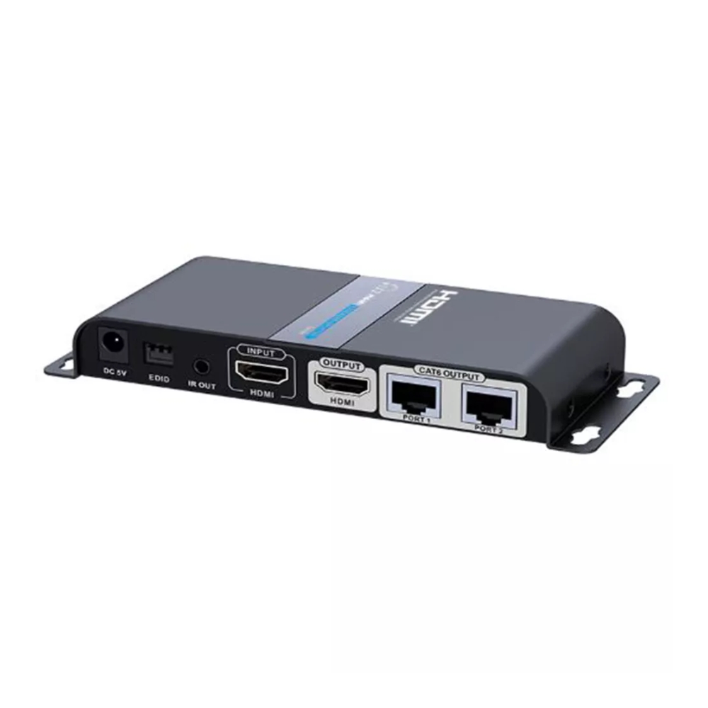 img Extensor y Splitter Lenkeng HDMI 1x2 Resolucion Maxima 1080P 60Hz Alcance hasta 40metros con Cable UTP 6 6A 7 LKV712PRO