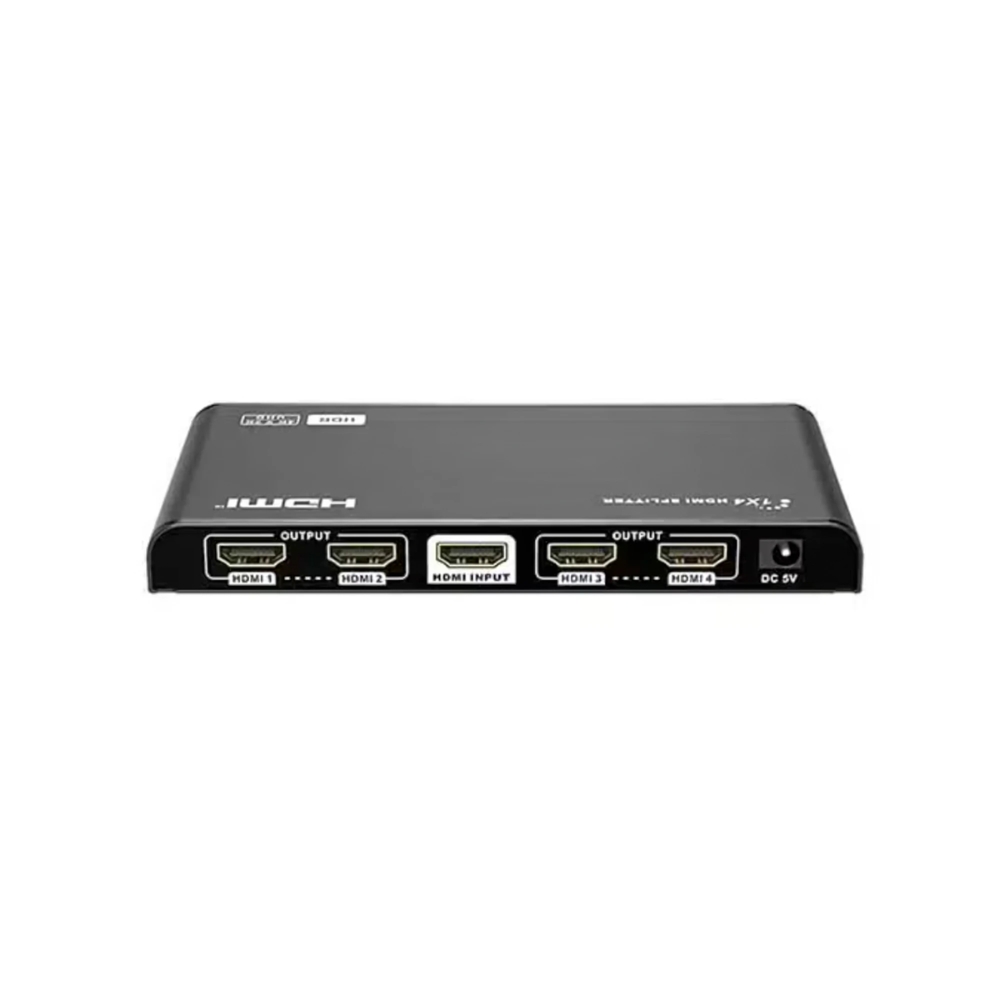 Splitter Lenkeng HDR HDMI 3D y 4Kx2K 60Hz 1 Entrada con 4 Salidas LKV314EDID-V3.0