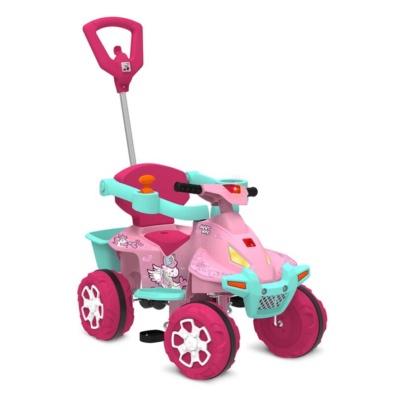 Smart Quad Bandeirante Paseo Y Pedal Rosa