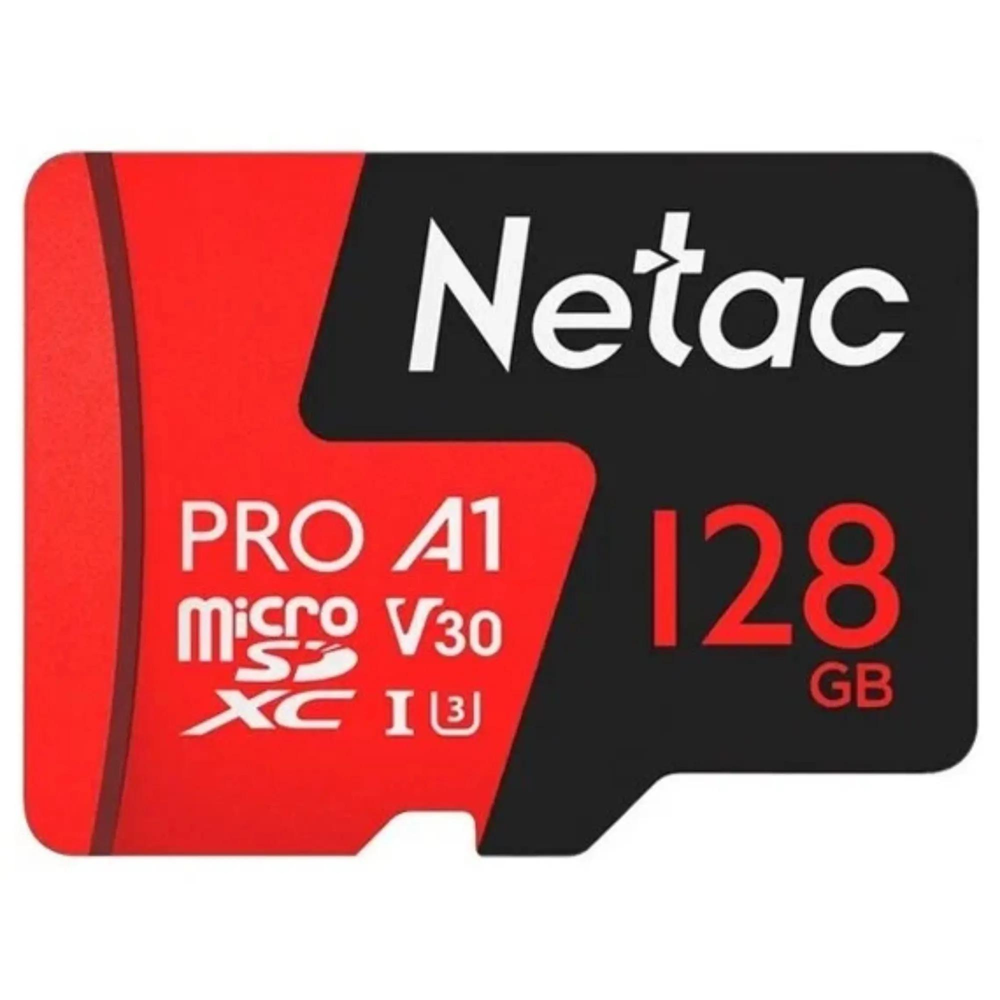 img Memoria Micro SD Netac 128GB Extreme Pro SDXC V30 A1 Clase 10 hasta 100MBps NT02P500PRO-128G-S