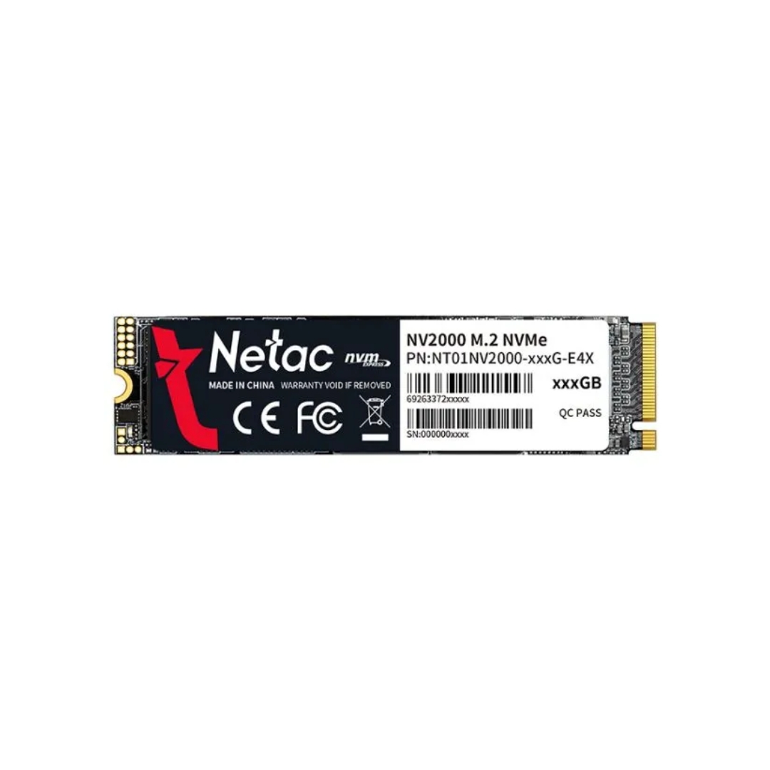 img Disco Duro Netac SSD 512GB NV2000 PCIe 3 x4 M.2 2280 NVMe 3D NAND R/W hasta 2500/1950 MBps NT01NV2000-512-E4X