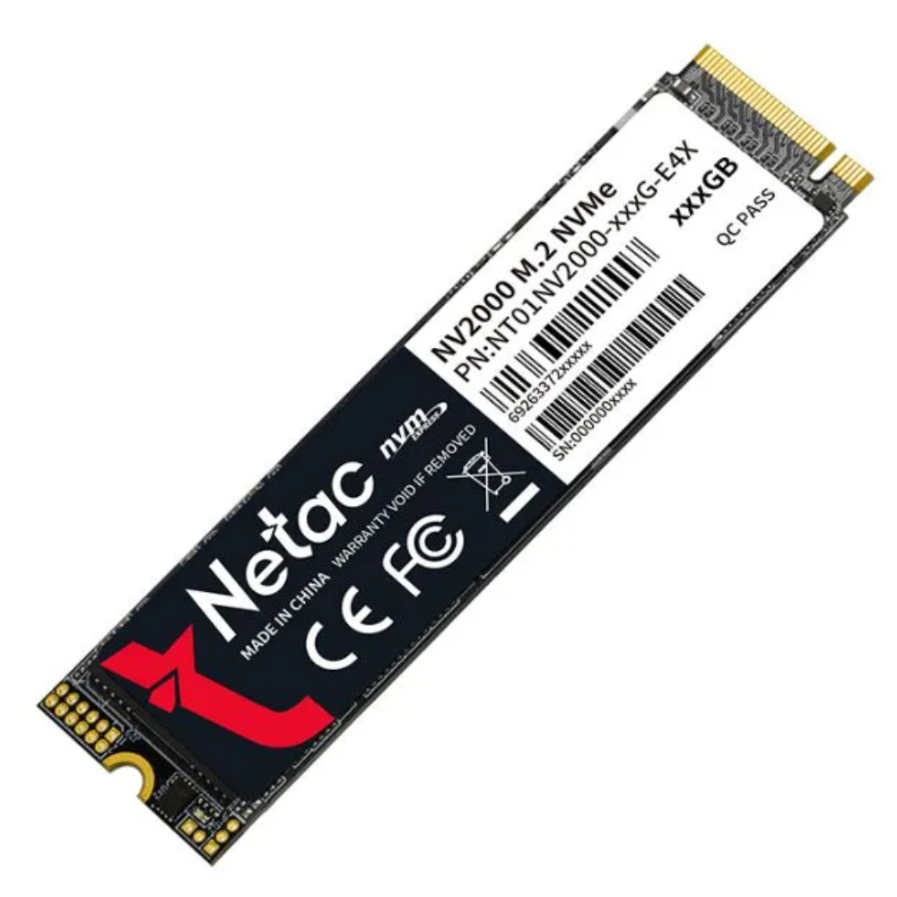 img Disco Duro Netac SSD 512GB NV2000 PCIe 3 x4 M.2 2280 NVMe 3D NAND R/W hasta 2500/1950 MBps NT01NV2000-512-E4X