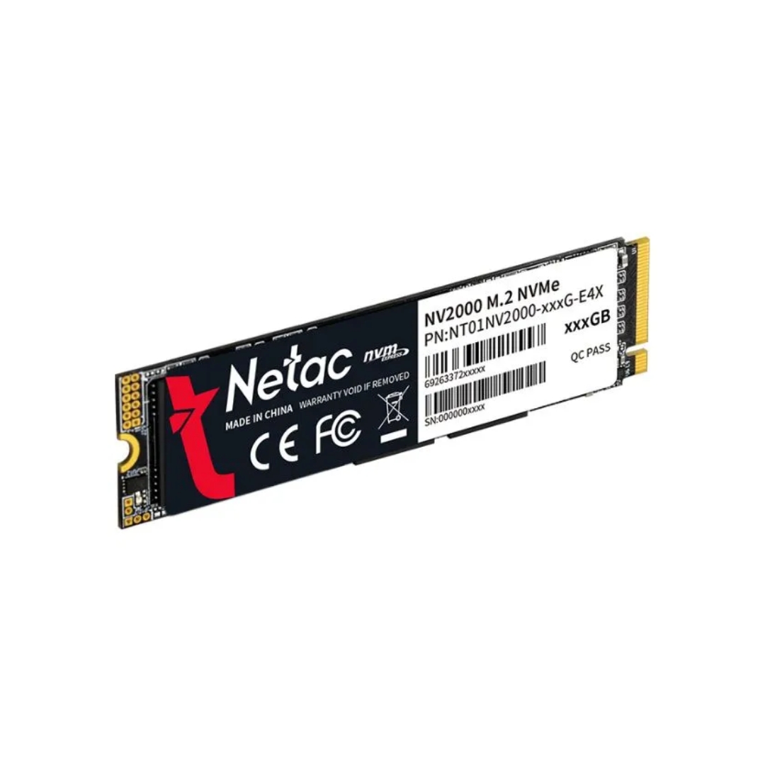img Disco Duro Netac SSD 512GB NV2000 PCIe 3 x4 M.2 2280 NVMe 3D NAND R/W hasta 2500/1950 MBps NT01NV2000-512-E4X