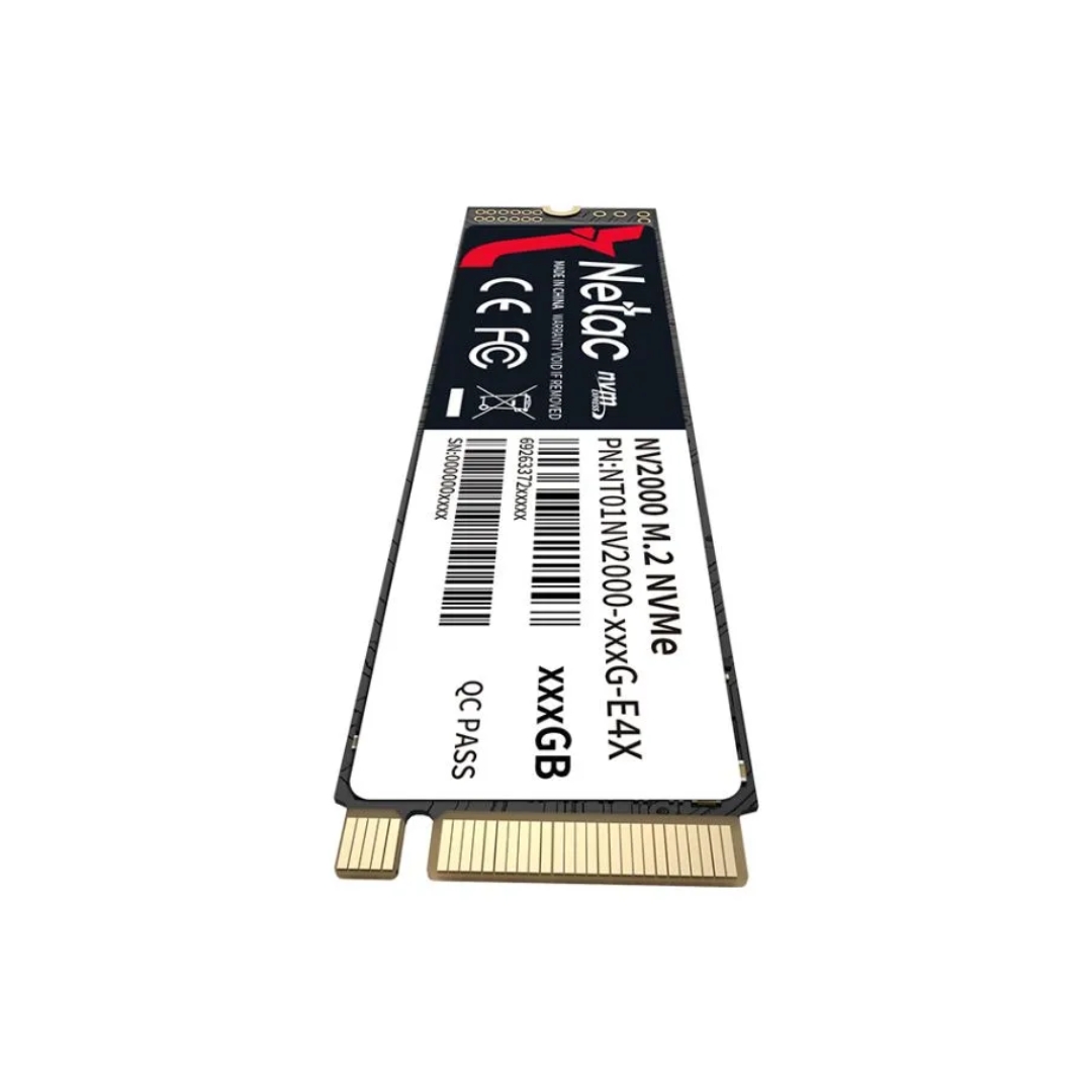 img Disco Duro Netac SSD 512GB NV2000 PCIe 3 x4 M.2 2280 NVMe 3D NAND R/W hasta 2500/1950 MBps NT01NV2000-512-E4X