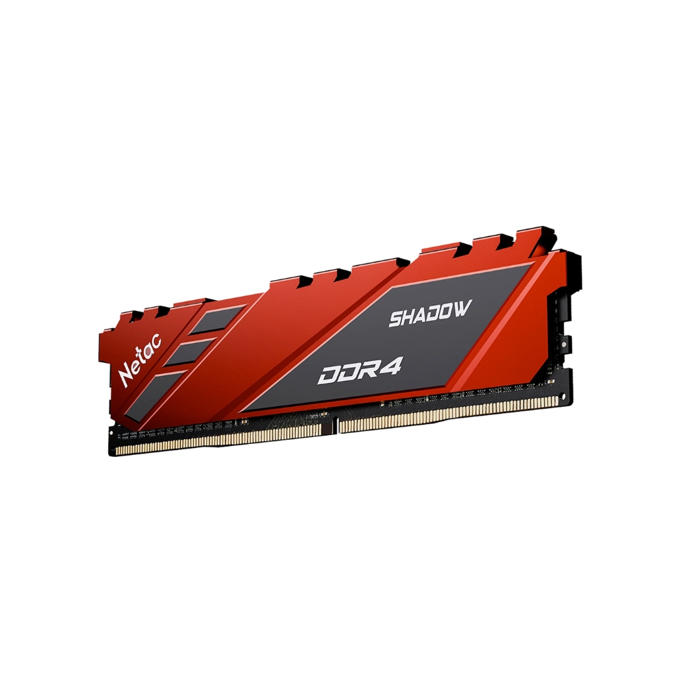 img Memoria RAM Netac DDR4 8GB 3200MHz con Disipador color Rojo NTSDD4P32SP-08R