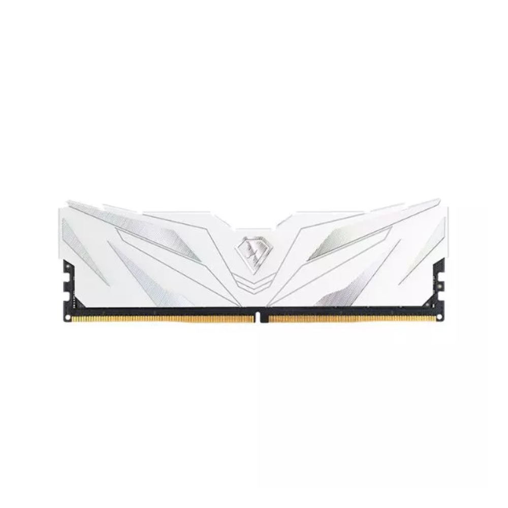 Memoria RAM Netac DDR5 8GB 4800MHz UDIMM con Disipador color Blanco NTSWD5P48SP-08W
