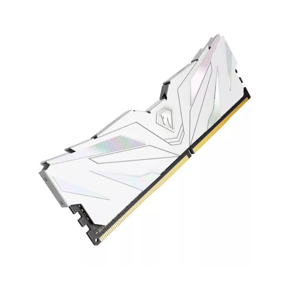 img Memoria RAM Netac DDR5 8GB 4800MHz UDIMM con Disipador color Blanco NTSWD5P48SP-08W
