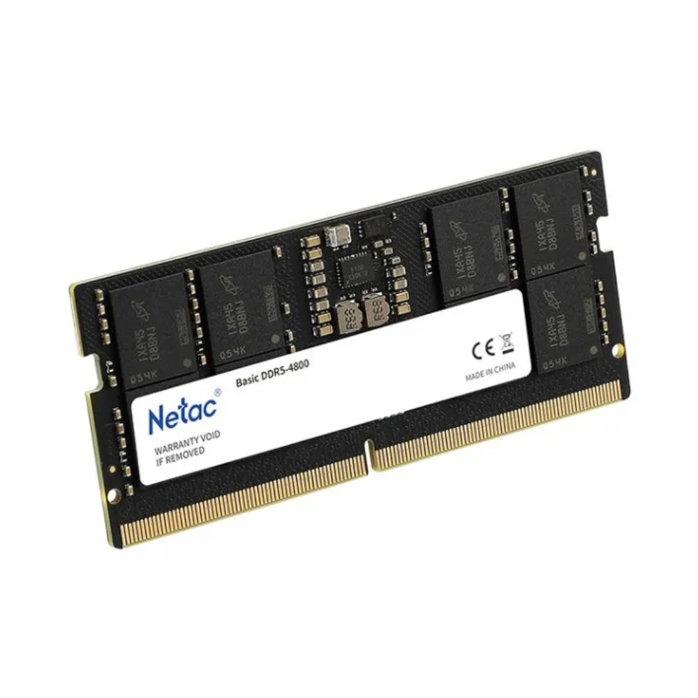 Memoria RAM Netac DDR5 8GB Basic SODIMM para Laptops NTBSD5N48SP-08