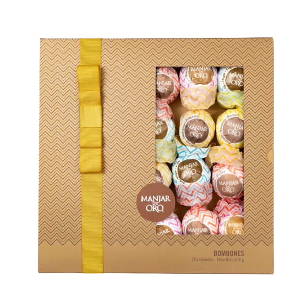 Caja Manjar de Oro 20 Bombones