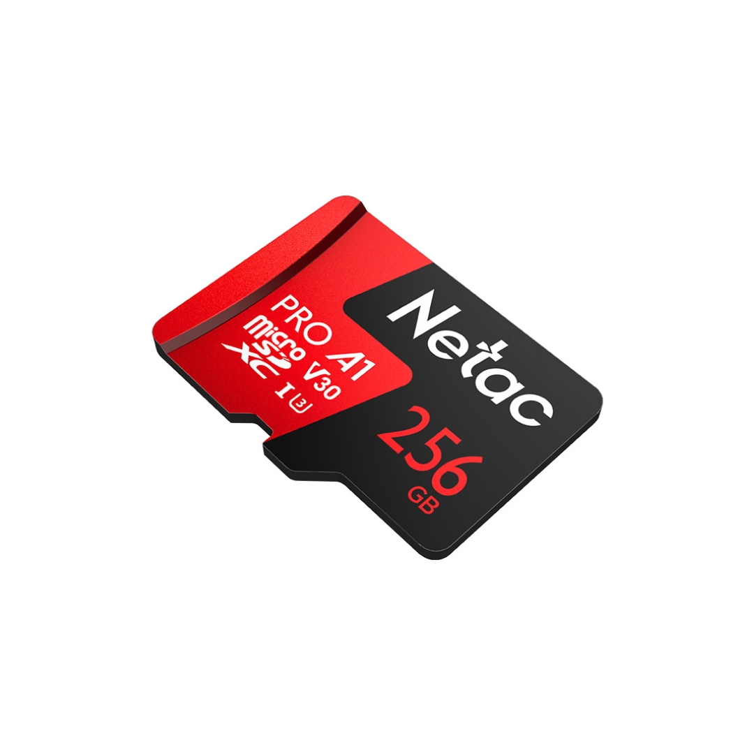 img Memoria Micro SD Netac 256GB Extreme Pro SDXC V30 A1 Clase 10 hasta 100MBps NT02P500PRO-256G-S