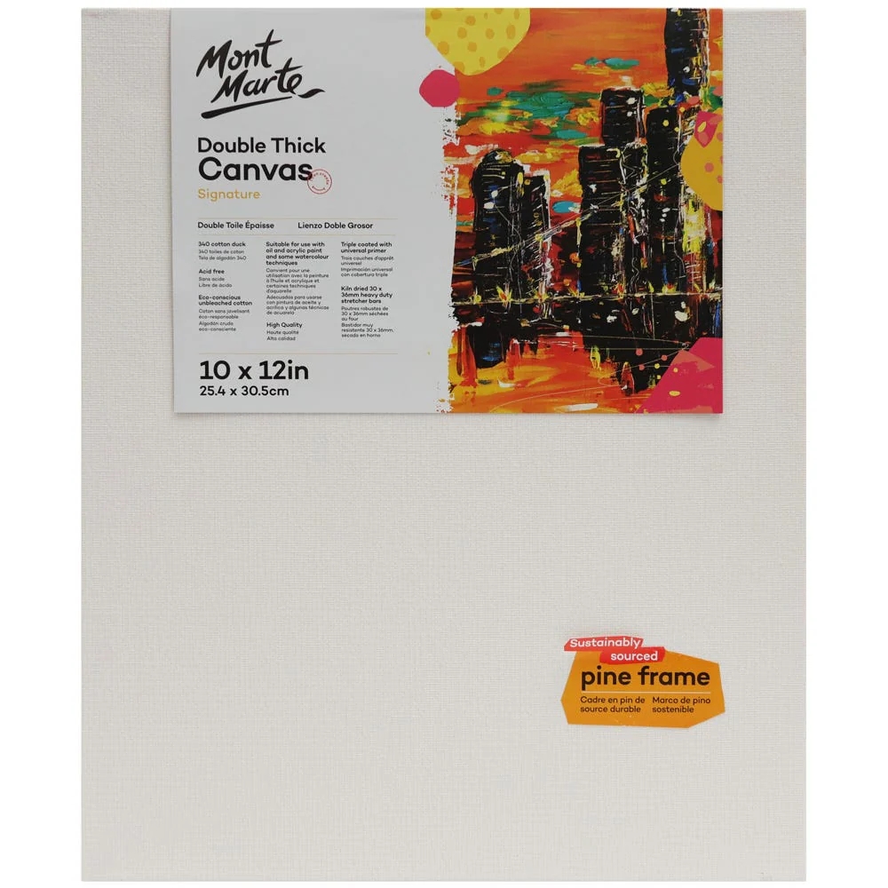 Lienzo Canvas MontMarte Signature Panel 25.4x30.5cm 10x12" de Doble Grosor 3.6cm CSDT2530