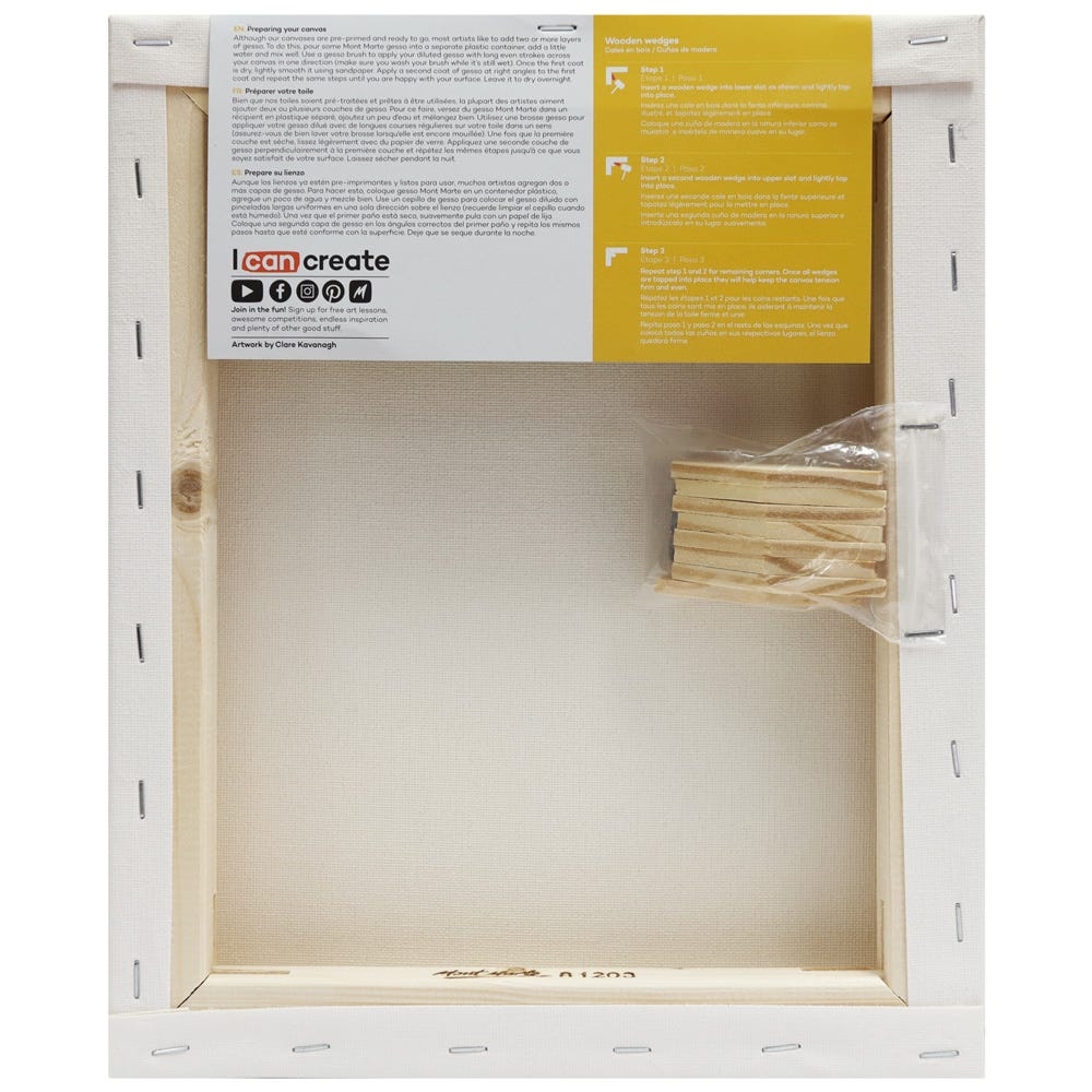 img Lienzo Canvas MontMarte Signature Panel 25.4x30.5cm 10x12" de Doble Grosor 3.6cm CSDT2530