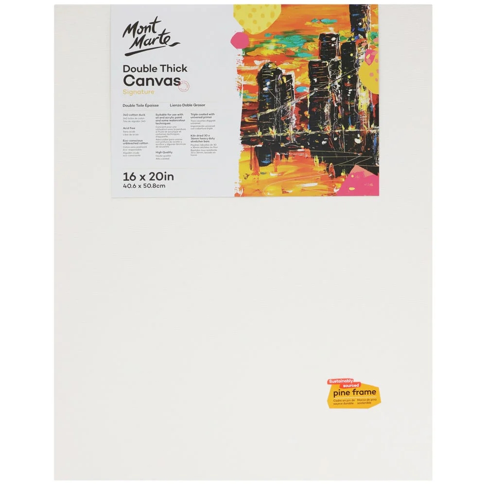 Lienzo Canvas MontMarte Signature Panel 40.6x50.8cm 16x20" de Doble Grosor 3.6cm CSDT4050