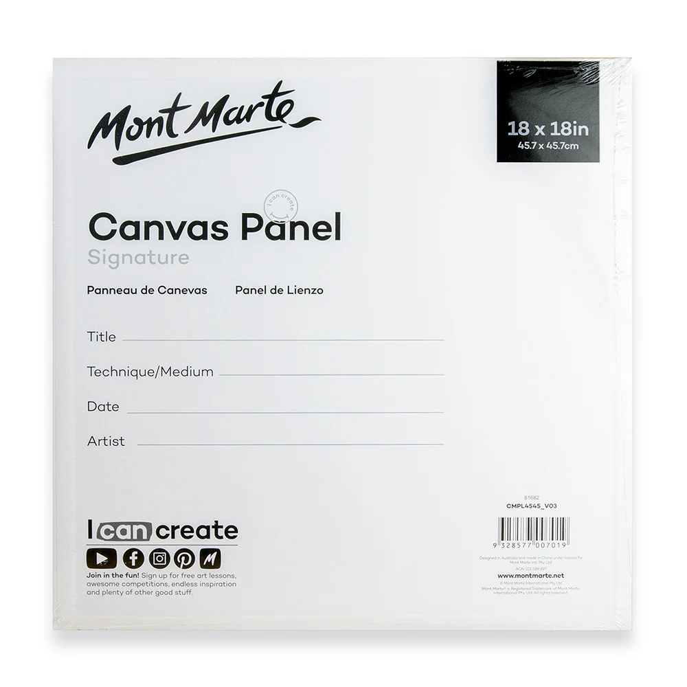 img Lienzo Canvas MontMarte Signature Panel 45.7x45.7cm 18x18" CMPL4545