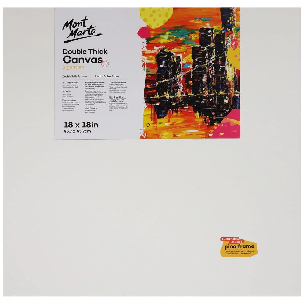 Lienzo Canvas MontMarte Signature Panel 45.7x45.7cm 18x18" de Doble Grosor 3.6cm CSDT4545