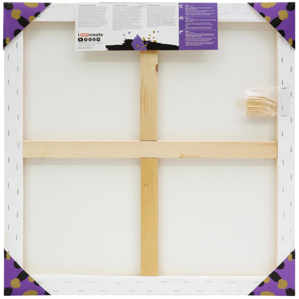 img Lienzo Canvas MontMarte Signature Panel 60.9x60.9cm 24x24" Tela de Algodon 380GSM Marco de Pino CMST6060