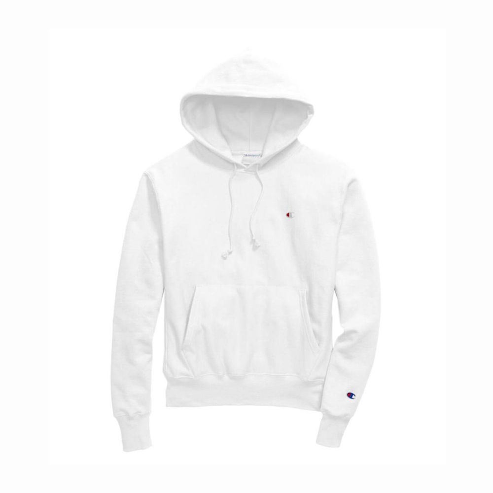 Hoodie Life Reverse Weave Champion White 