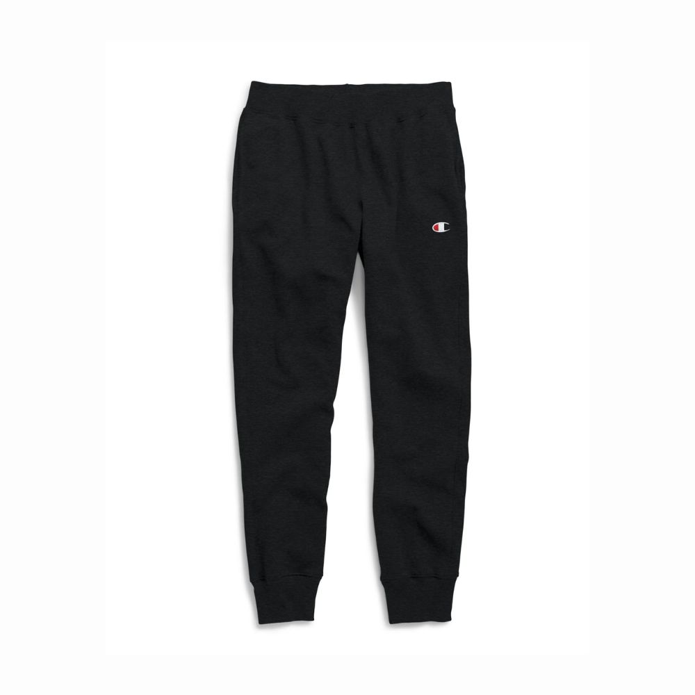 Joggers Champion Reverse Weave Trim Black