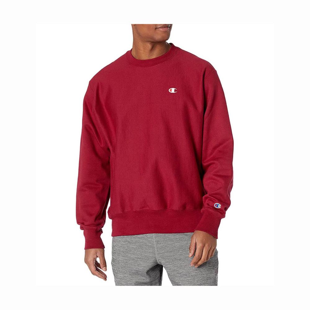 img Pullover Champion Weave Crew en Cherry Pie