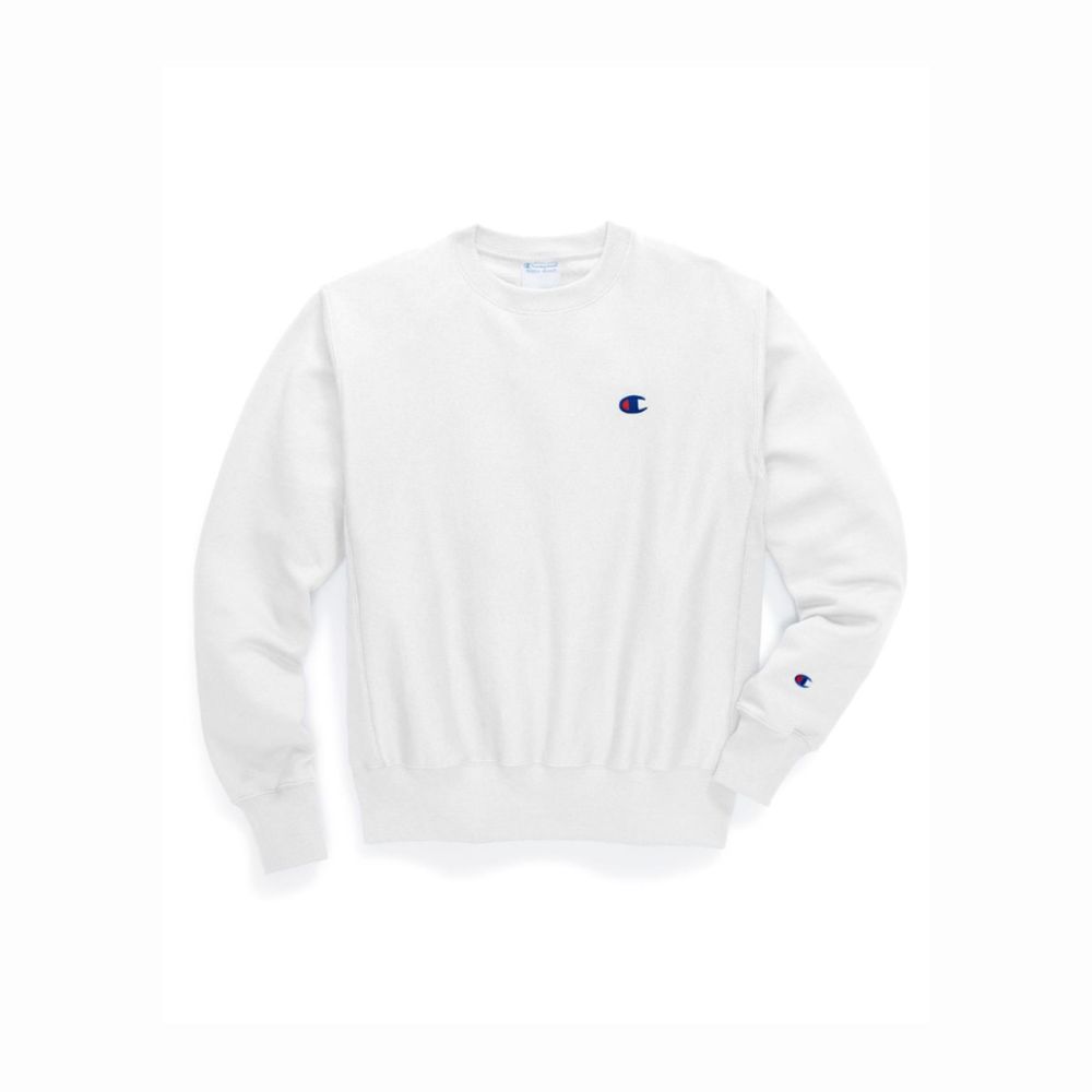 Pullover Champion Weave Crew White