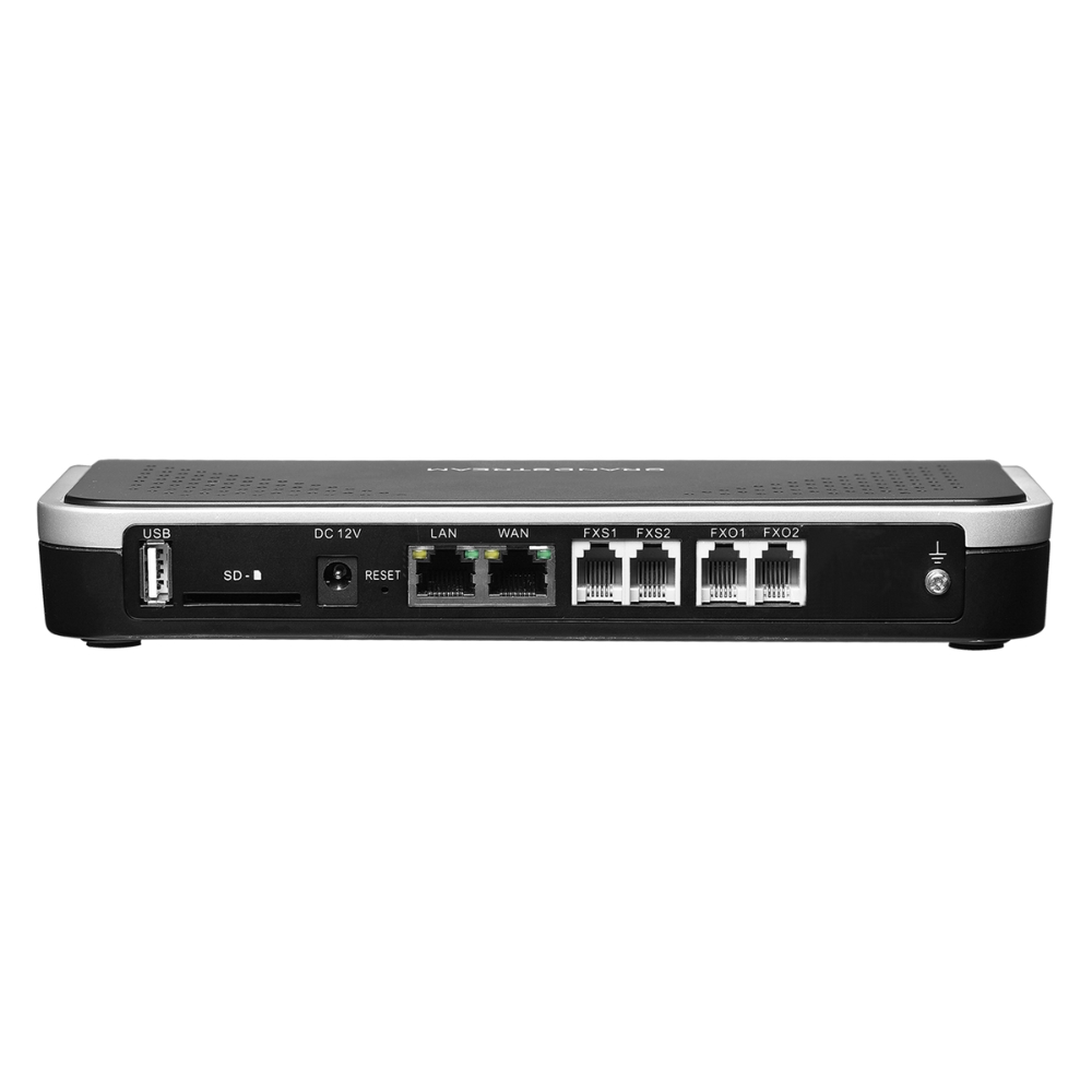 img Central IP Grandstream 2 Troncales 2 Puertos FXO 2 Puertos FXS 500 Cuentas SIP 30 Llamadas Simultaneas 2 Puertos Ethernet Gigabit NAT Soporta Alimentacion PoE UCM6202
