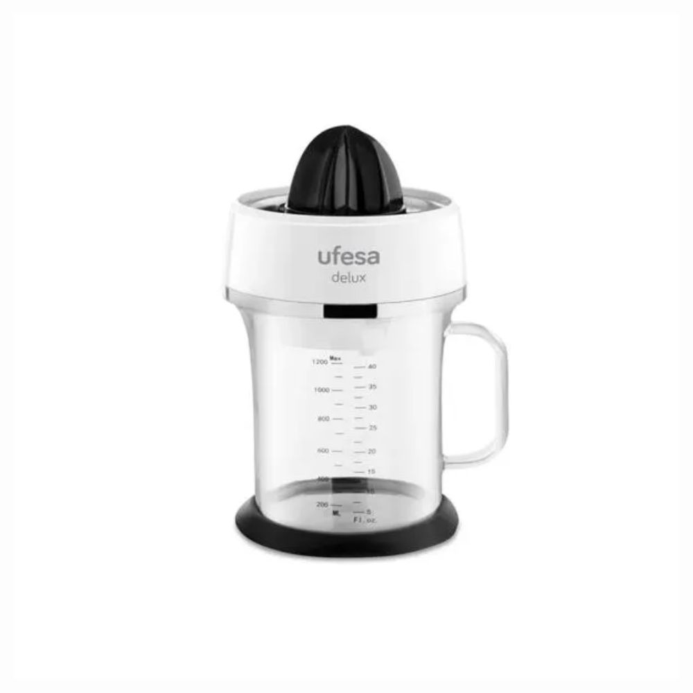 Exprimidor Ufesa de Cítricos 40 W. Jarra de Cristal 1.2 Litros