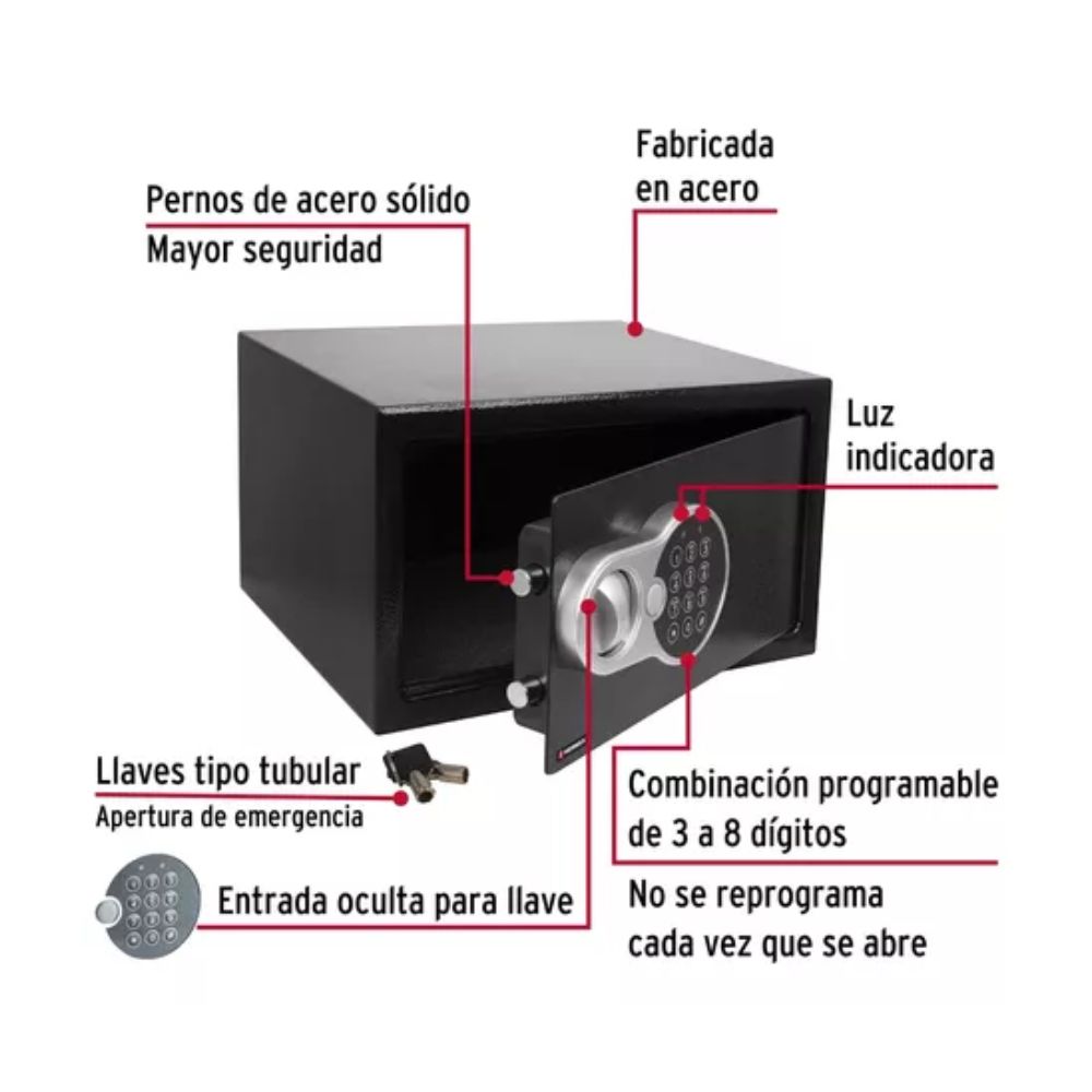 img Caja de Seguridad Hermex Electrónica Pequeña